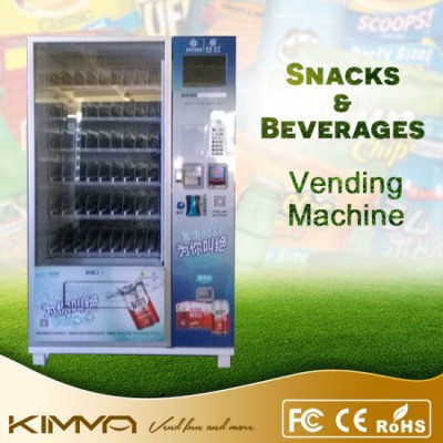 10 Inch LCD Screen Combo Vending Machine for Cigarette and Water Bottle