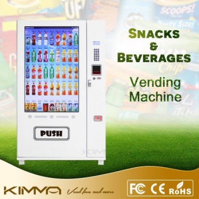 Bottled Water and Milk Vending Machine with Full Touch Screen